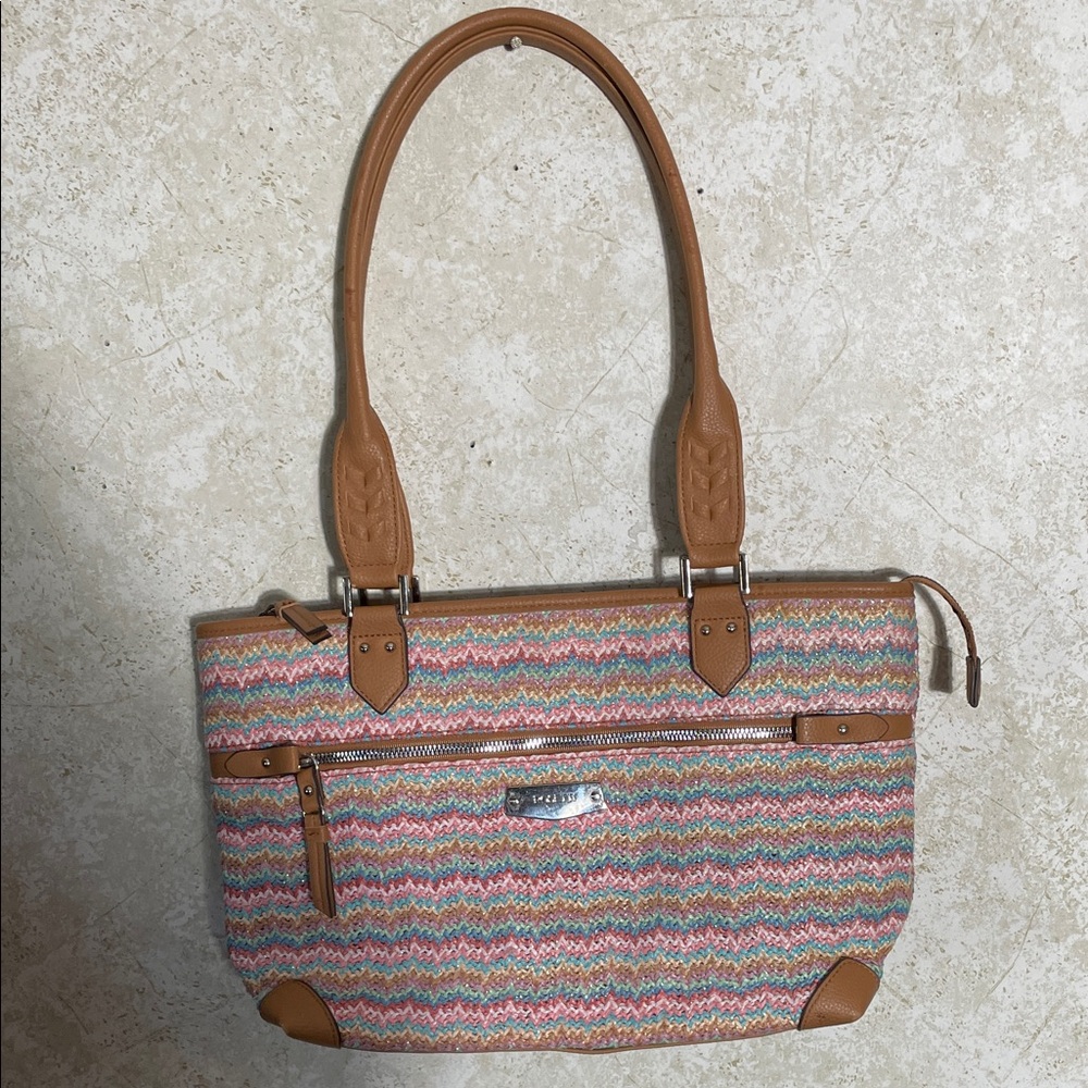 Rosetti Multicolor Chevron Shoulder Bag